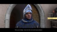 Correctly answer the questions to pass the verbal examination (Image via Deep Silver)